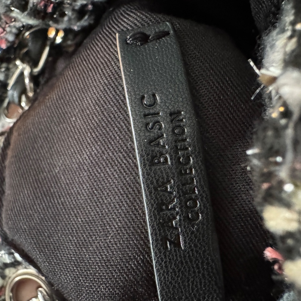 Small Tweed Backpack Zara - Picture 4 of 4